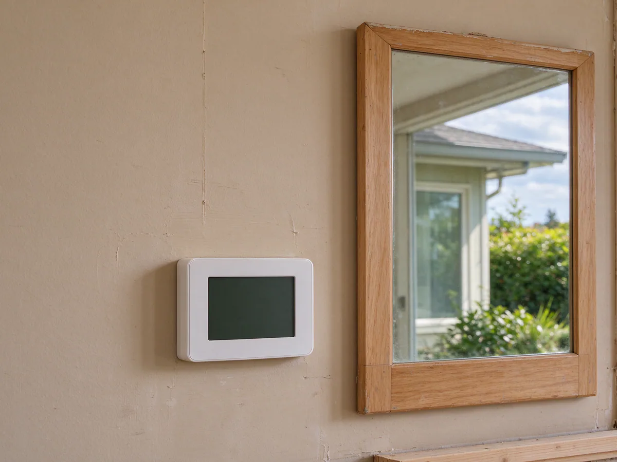 Thermostat that manages the heat pump and furnace changeover